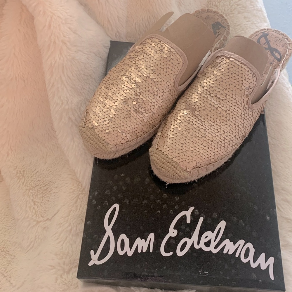 Sam Edelman Kerry Sequins Espadrille Mule